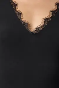 TRENDYOLMİLLA Black Knitting Lace Collar Detailed Bodysuit .D.00007 - Image 3