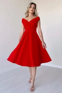 TRENDYOLMİLLA Rejection A-Kesim Weaving Evening Gown Gece Graduation Dress
