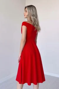 TRENDYOLMİLLA Rejection A-Kesim Weaving Evening Gown Gece Graduation Dress - Image 3