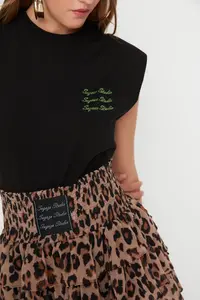 TRENDYOLMİLLA X Sagaza Studio Black Knitting Bodysuit .D.00001 - Image 5