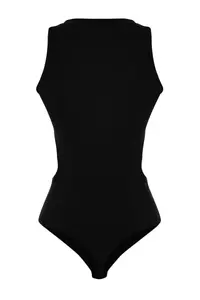 TRENDYOLMİLLA Black with accessories Window/Cut Out Detailed snaps Knitting Bodysuit .D.00044 - Image 8