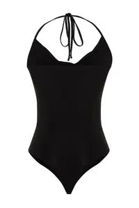 TRENDYOLMİLLA Black Off-Shoulder Neck Knitting Bodysuit .D.00050 - Image 8