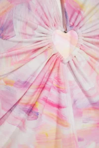 TRENDYOLMİLLA Multicolored with accessories Window/Cut Out Detailed Printed Knitting Blouse - Image 8