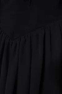 TRENDYOLMİLLA Black A-Kesim Lined with flywheel Boho Weaving Siphon Short Evening Gown Gece Graduation Dress - Image 6