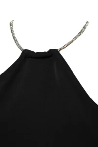 TRENDYOLMİLLA Black Body-Fitting Shiny Stone Weaving Short Chic Evening Gown her dress - Image 8