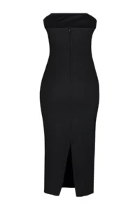 TRENDYOLMİLLA Black Body-Fitting Lined Shiny Stone Weaving Chic Evening Gown Gece Graduation Dress - Image 9