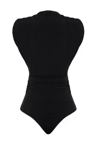 TRENDYOLMİLLA Black Fitted snaps Knitting Bodysuit .D.00012 - Image 8