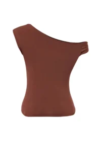 TRENDYOLMİLLA Brown Metal with accessories Knitting Blouse - Image 8