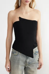 TRENDYOLMİLLA Black Bodysuit-Fitting Weaving Blouse - Image 5