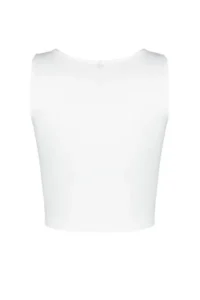 TRENDYOLMİLLA White Crop Window/Cut Out Detailed Knitting Blouse - Image 14