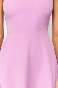 TRENDYOLMİLLA Pink A-Cut Bow Detailed Weaving Chic Evening Gown Night Graduation Dress - Image 7