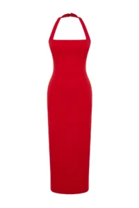 TRENDYOLMİLLA Rejection Fitted Weaving Evening Gown Night Graduation Dress - Image 7