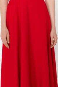 TRENDYOLMİLLA Rejection A-Kesim Strapless Weaving Chic Evening Gown Dress - Image 5
