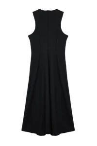 TRENDYOLMİLLA Black A-Kesim Stone with accessories Weaving Dress - Image 11