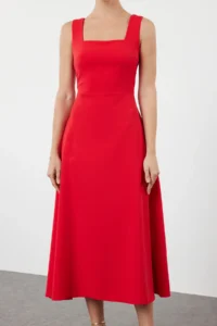 TRENDYOLMİLLA Rejection A-Kesim Weaving Chic Evening Gown Dress - Image 3