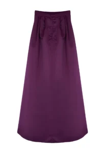 TRENDYOLMiLLA Purple Weaving Satin Balloon Maxi Skirt - Image 7
