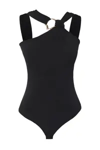 TRENDYOLMİLLA Black Accessory Detailed Snap Knitting Bodysuit .D.00002 - Image 7