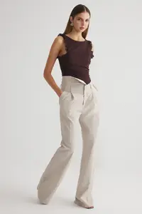 TRENDYOLMİLLA Brown Lined Tulle Knitting Bodysuit .D.00003 - Image 2