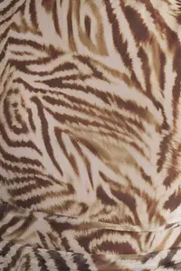 TRENDYOLMİLLA Multicolored Zebra Patterned Lined Tulle Knitting Bodysuit .D.00003 - Image 6