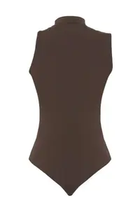 TRENDYOLMİLLA Brown Knitting with accessories Bodysuit .D.00009 - Image 8