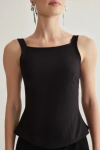 TRENDYOLMİLLA Black Black Bow Detailed Weaving Blouse - Image 4
