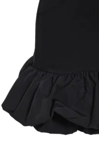 TRENDYOLMİLLA Black Balloon Skirt Detailed Inside Shorts Lined Weaving Short Evening Gown Gece Graduation Dress - Image 7