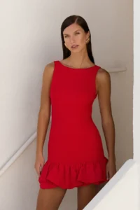 TRENDYOLMİLLA Rejection Balloon Skirt Detailed Inside Shorts Weaving Evening Gown Night Graduation Dress
