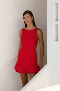 TRENDYOLMİLLA Rejection Balloon Skirt Detailed Inside Shorts Weaving Evening Gown Night Graduation Dress - Image 2