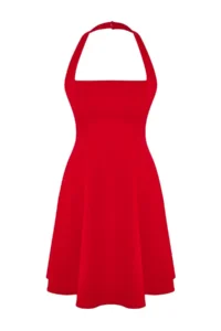 TRENDYOLMİLLA Rejection A-Kesim Weaving Chic Short Dress - Image 5