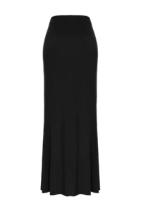 TRENDYOLMiLLA Black Body-Fitting Accessory Detailed Knitting LONG Skirt - Image 7