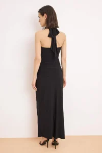 TRENDYOLMİLLA Black Accessory Detailed Blouse Skirt Top and Bottom Set - Image 4
