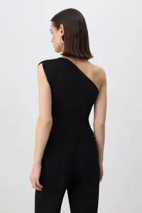 TRENDYOLMİLLA Black Stone Accessory Detailed Chic Knitting Bodysuit .D.00014 - Image 4