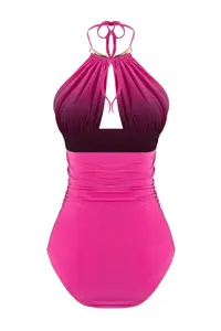 TRENDYOLMİLLA Limited Edition Fuchsia Accessory Detailed Shirred Party Bodysuit .D.00016 - Image 6