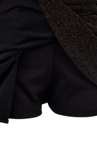 TRENDYOLMiLLA Gold Short/Super Mini Simli Knitting Shorts Lined Party Skirt - Image 7