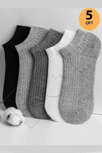 BGK Unisex 5 Sets Summer Colorful Socks