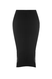 TRENDYOLMİLLA Black Midi Pen Knitwear Skirt - Image 7