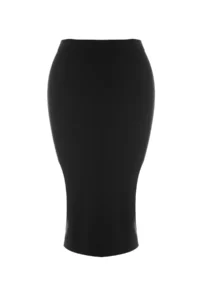 TRENDYOLMİLLA Black Midi Pen Knitwear Skirt - Image 8