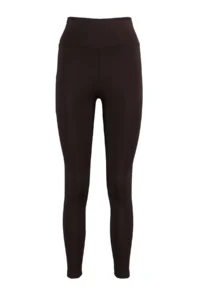 TRENDYOLMİLLA Brown High Waist Basic Elastic Waist Flexible interlock Knitting Leggings - Image 6
