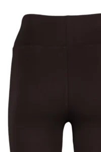 TRENDYOLMİLLA Brown High Waist Basic Elastic Waist Flexible interlock Knitting Leggings - Image 8