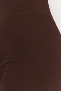 TRENDYOLMİLLA Dark Brown seamless/Seamless Full Size Knitting Sports Leggings - Image 8