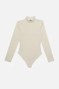 TRENDYOLMİLLA Ecru Dog collar snaps Knitting Bodysuit .D.0008 - Image 10