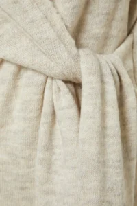 TRENDYOLMİLLA Stone Soft textured Midi Knitwear Double breasted Collar tied up Dress - Image 7