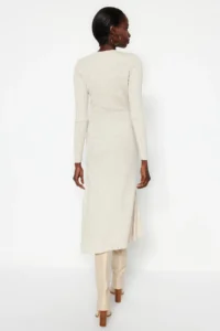 TRENDYOLMİLLA Stone Midi Knitwear Crew Neck Dress - Image 5