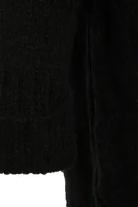 TRENDYOLMİLLA Black Wide Pattern Soft textured Knitwear Cardigan - Image 7