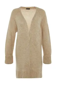 TRENDYOLMİLLA Stone Wide Pattern Soft textured Knitwear Cardigan - Image 6