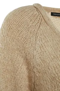 TRENDYOLMİLLA Stone Wide Pattern Soft textured Knitwear Cardigan - Image 7
