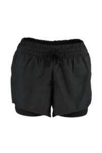 TRENDYOLMİLLA Black Parachute Material 2 Layer Inside OF shorts Knitting Sports Shorts - Image 6