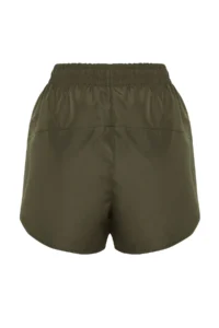 TRENDYOLMİLLA Khaki Parachute Material 2 Layer Inside OF shorts Knitting Sports Shorts - Image 7
