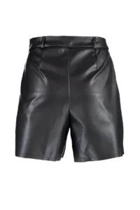 TRENDYOLMiLLA Black with pocket Faux Leather Weaving Shorts - Image 10