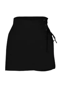 TRENDYOLMiLLA Black Baglama and eyelet Detailed Weaving Shorts Skirt - Image 6
